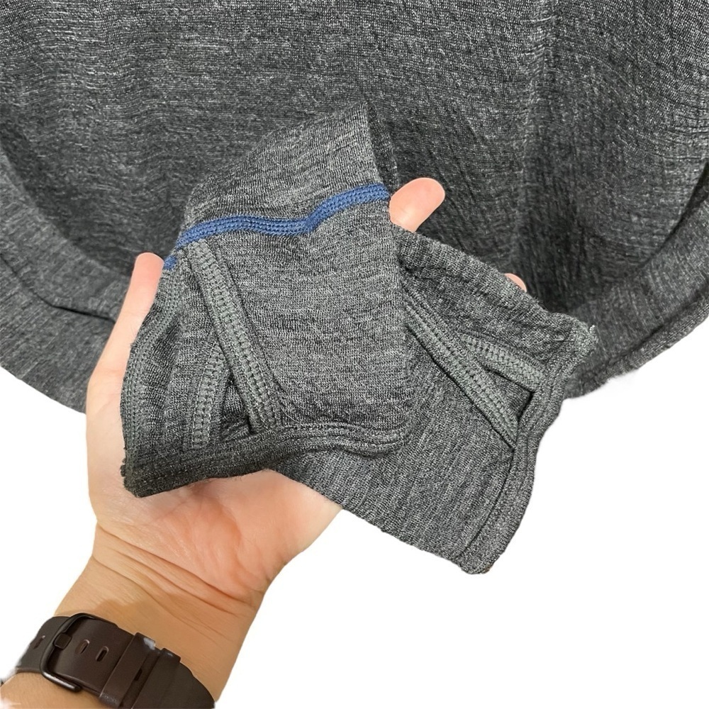 Pendleton Charcoal Wool Blend Base Layer 1/4 Zip Sweater Hiking Outroor Camping - Picture 3 of 11
